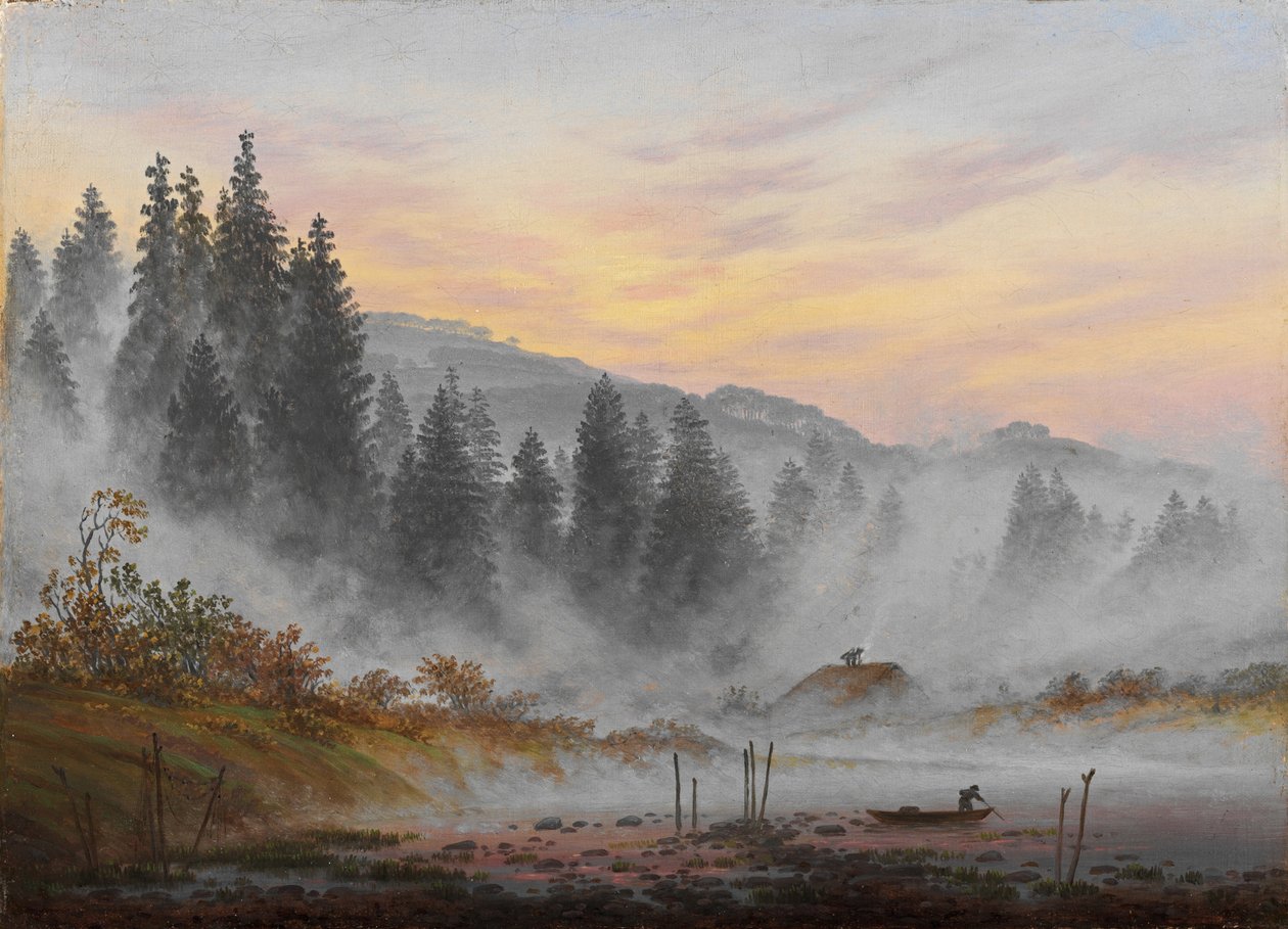 Die Tageszeiten: Der Morgen, 1821-1822 von Caspar David Friedrich