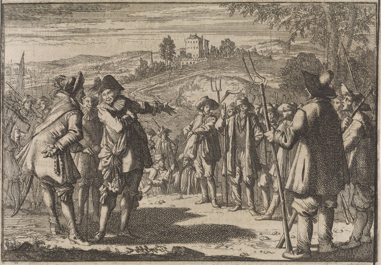Aufstand der englischen Bauern, 1645 von Caspar Luyken (attributed to)