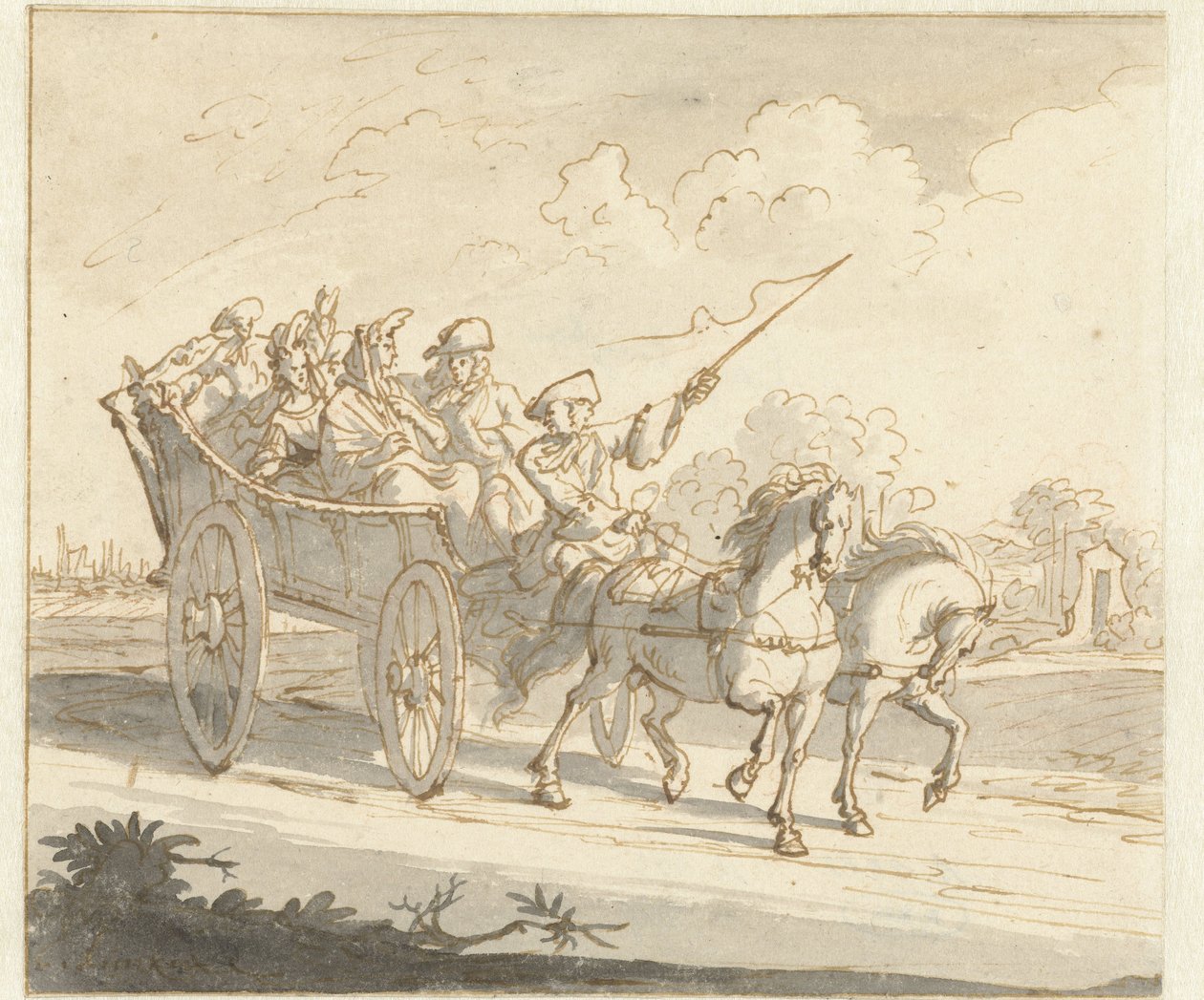Der Bauernwagen von Caspar Luyken