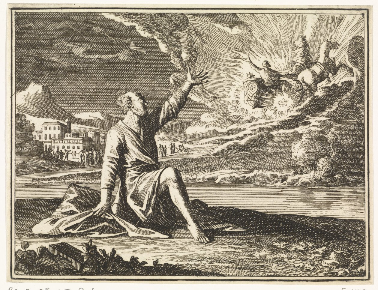 Himmelfahrt des Elias von Caspar Luyken