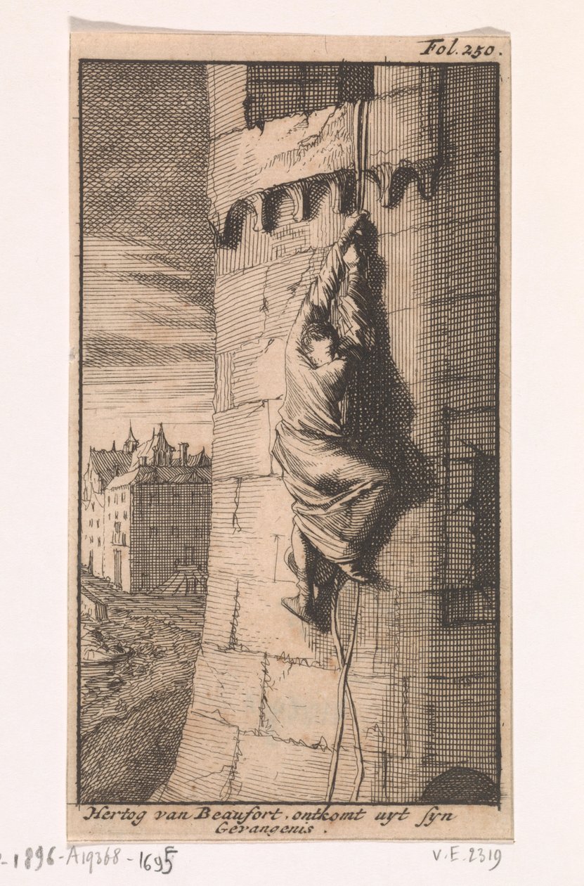 Flucht des Herzogs von Beaufort, 1648 von Caspar Luyken