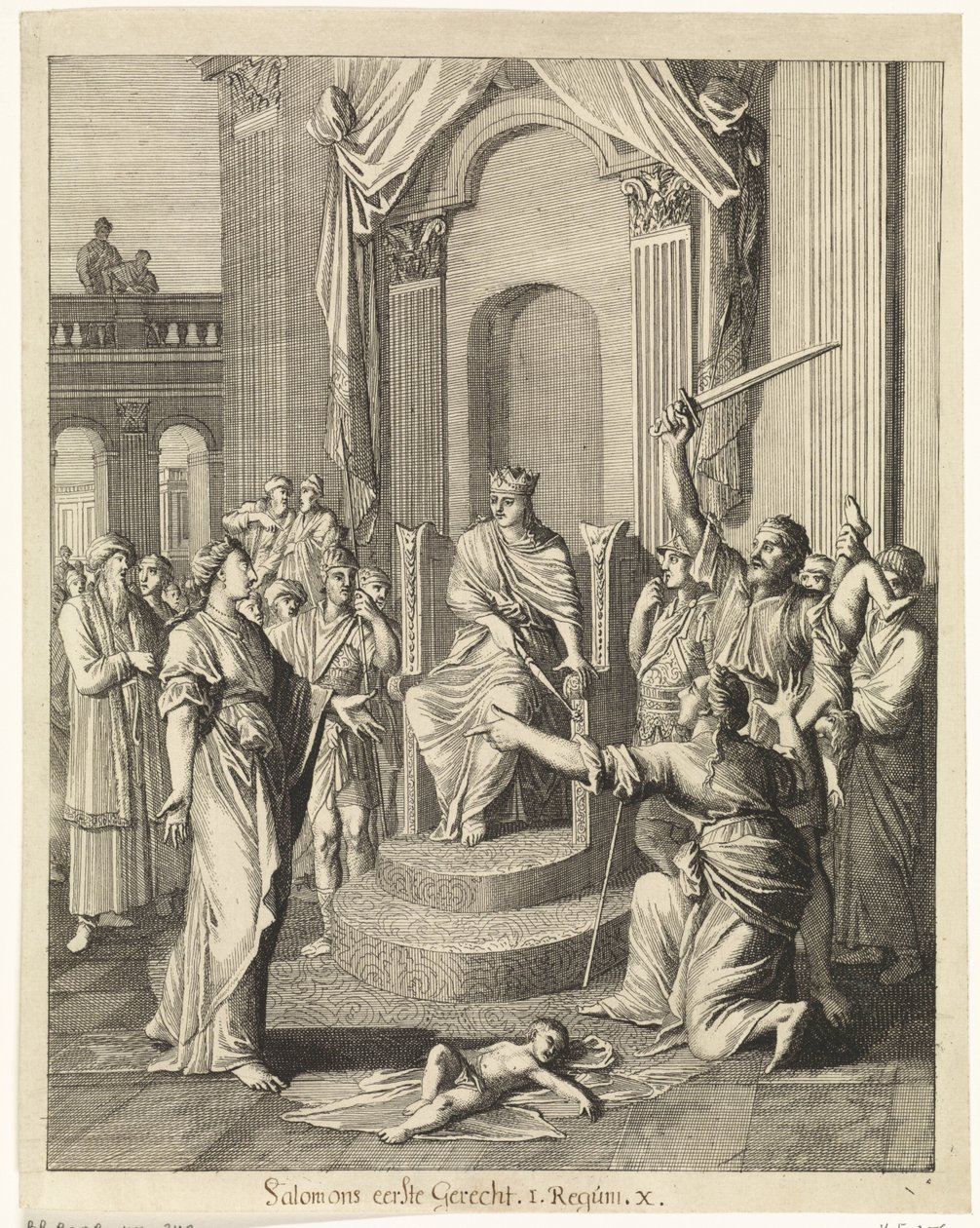 Das Urteil Salomos von Caspar Luyken