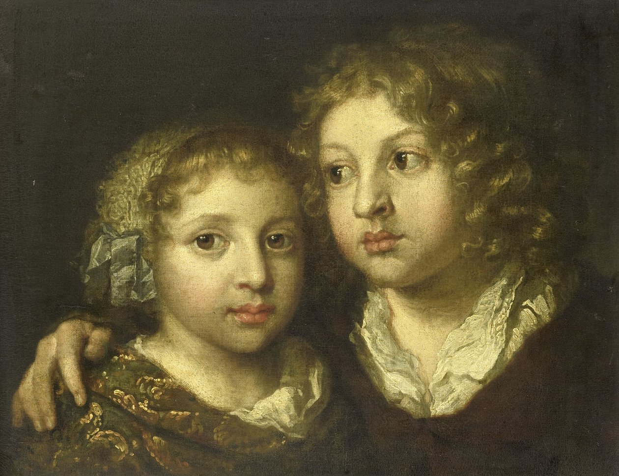 Eine Tochter und ein Sohn von Caspar Netscher