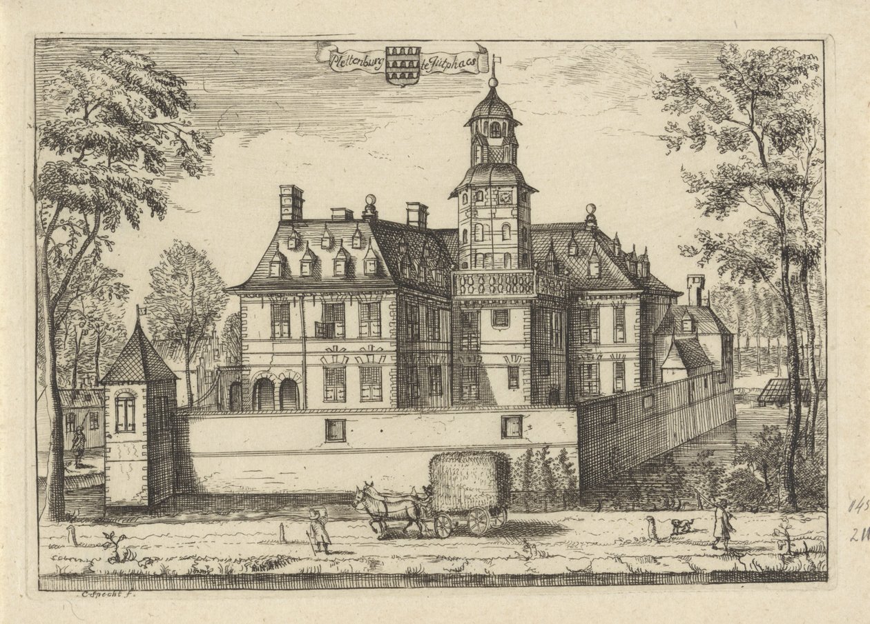Das Haus Plettenburg in Jutphaas von Caspar Specht