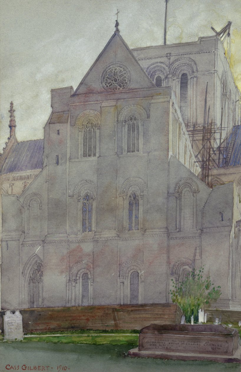 Nordquerhaus, Winchester Cathedral, England, 1910 von Cass Gilbert
