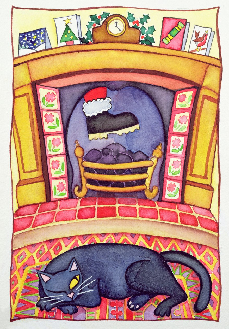 Der Weihnachtsmann kommt durch den Schornstein von Cathy Baxter