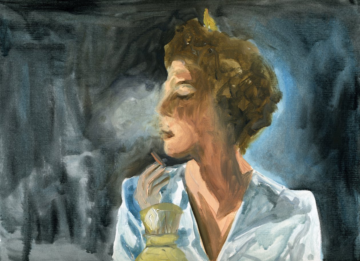 23.10.09 - Sie rauchte eine letzte Zigarette, bevor sie ins Bett ging von Cathy Lomax
