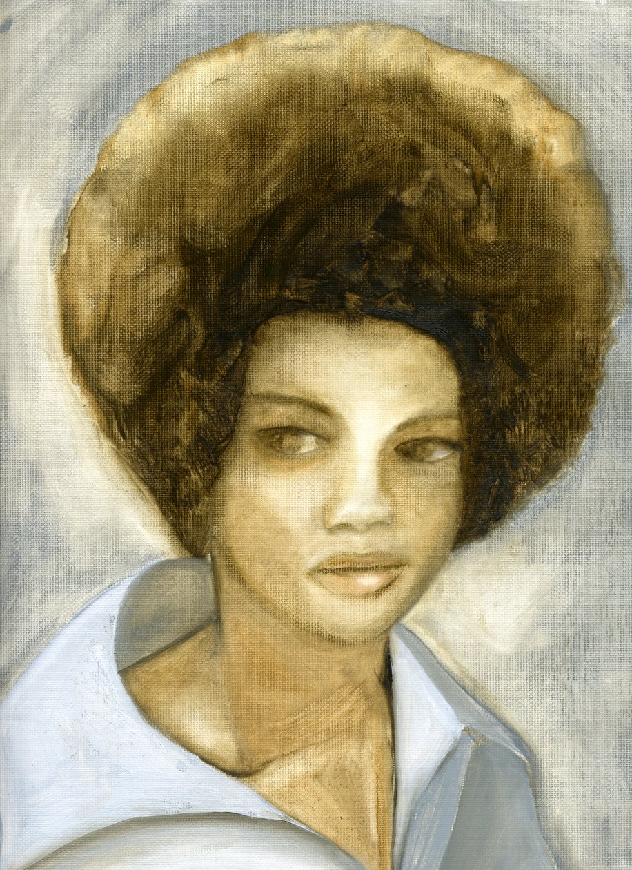 Afro 2 (Kathleen Cleaver) von Cathy Lomax