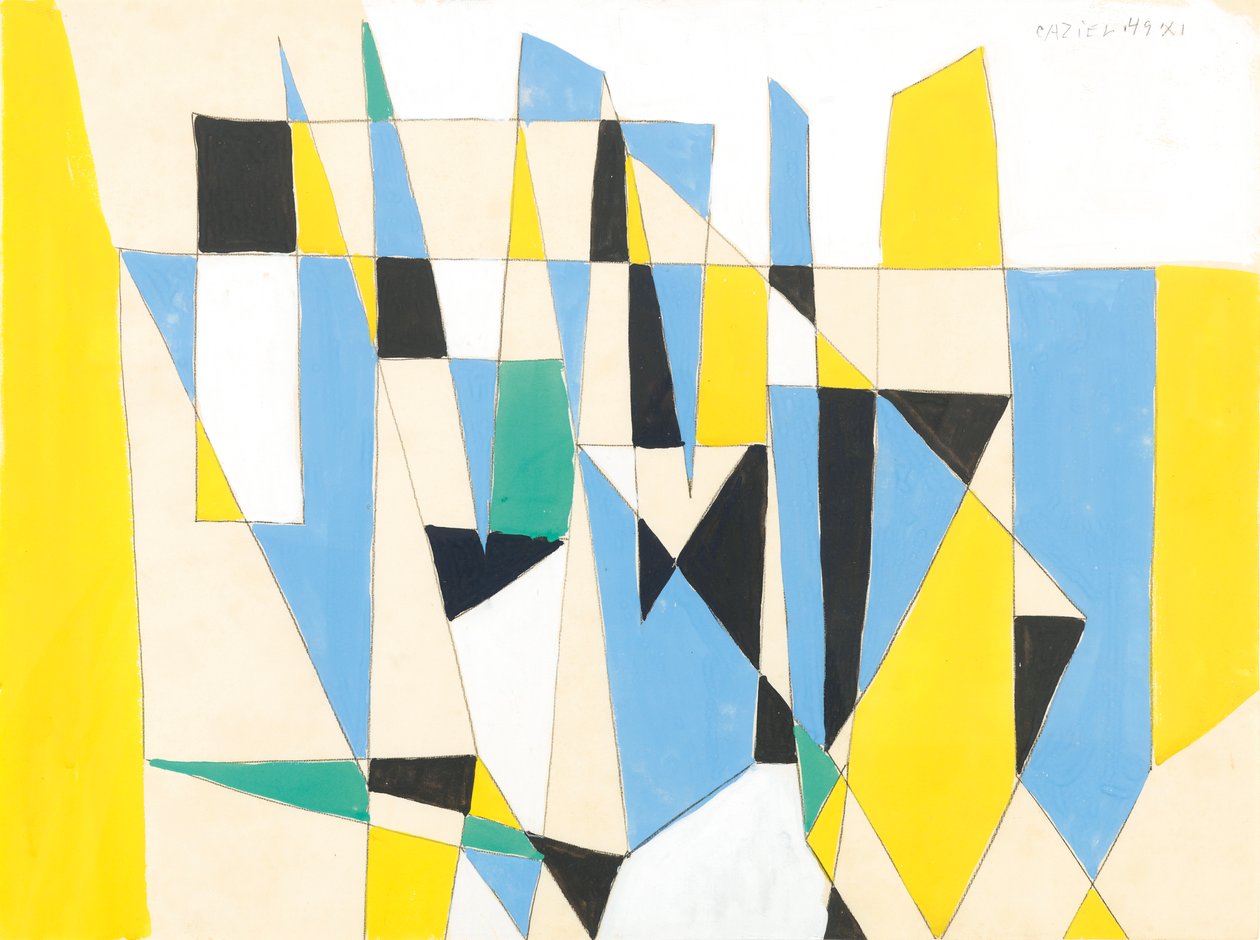 Komposition 11.1949 von Caziel Caziel