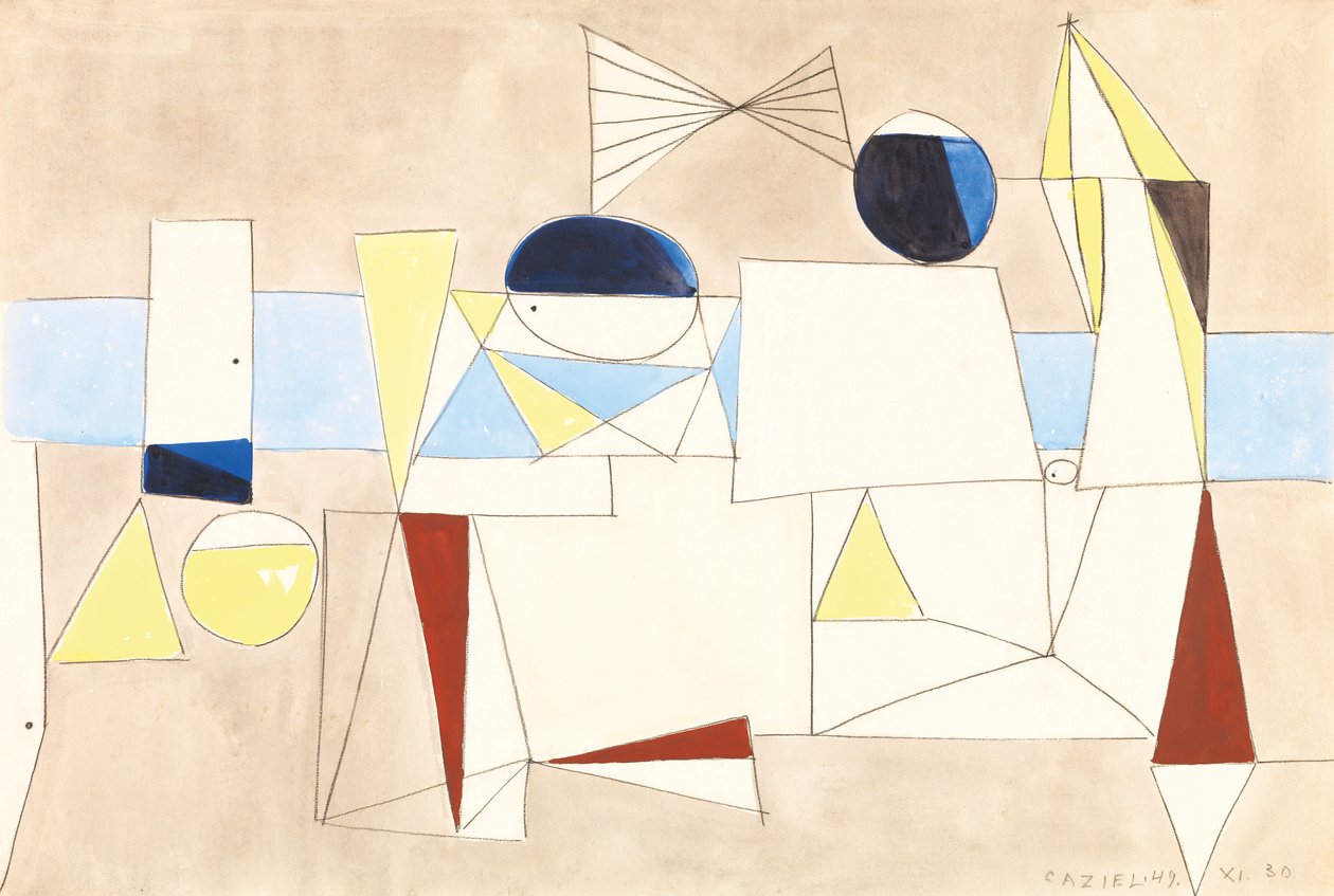 Komposition 49.XI.30 von Caziel Caziel
