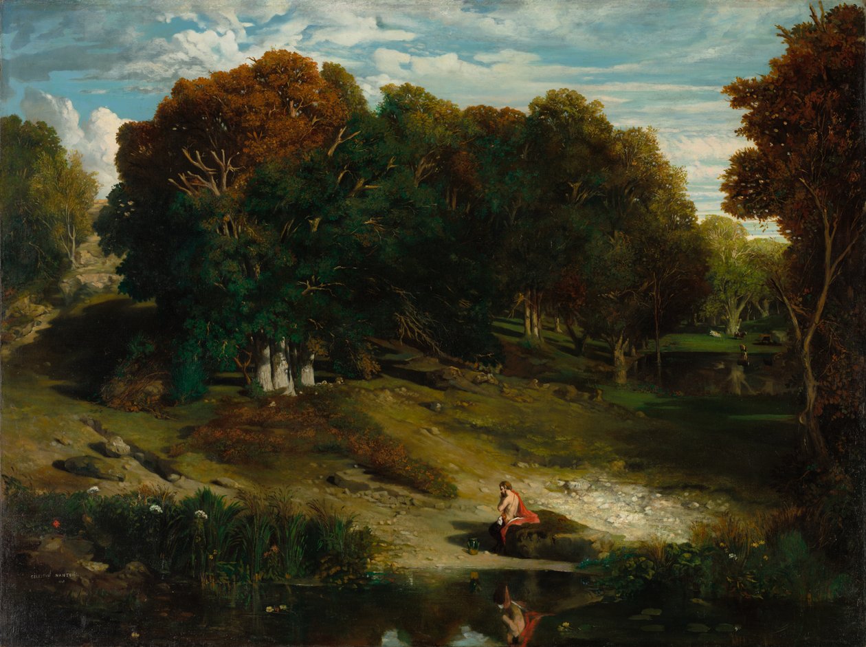 Im Wald, 1841 von Celestin Francois Nanteuil