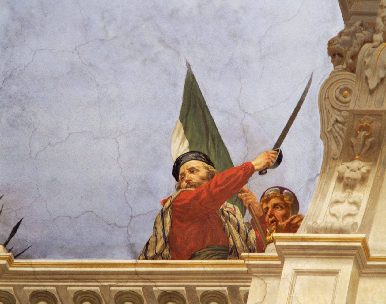 Detail (Allegorie Italiens) von Cesare Mariani