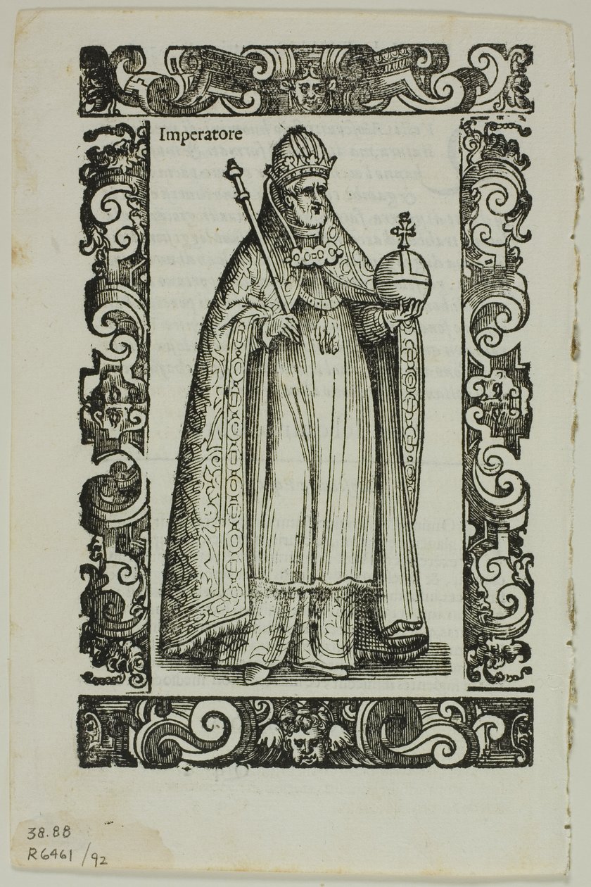 Blatt aus Habiti antichi e moderni, Tafel 92 aus Holzschnitte aus Büchern des XVI. Jahrhunderts von Cesare Vecellio