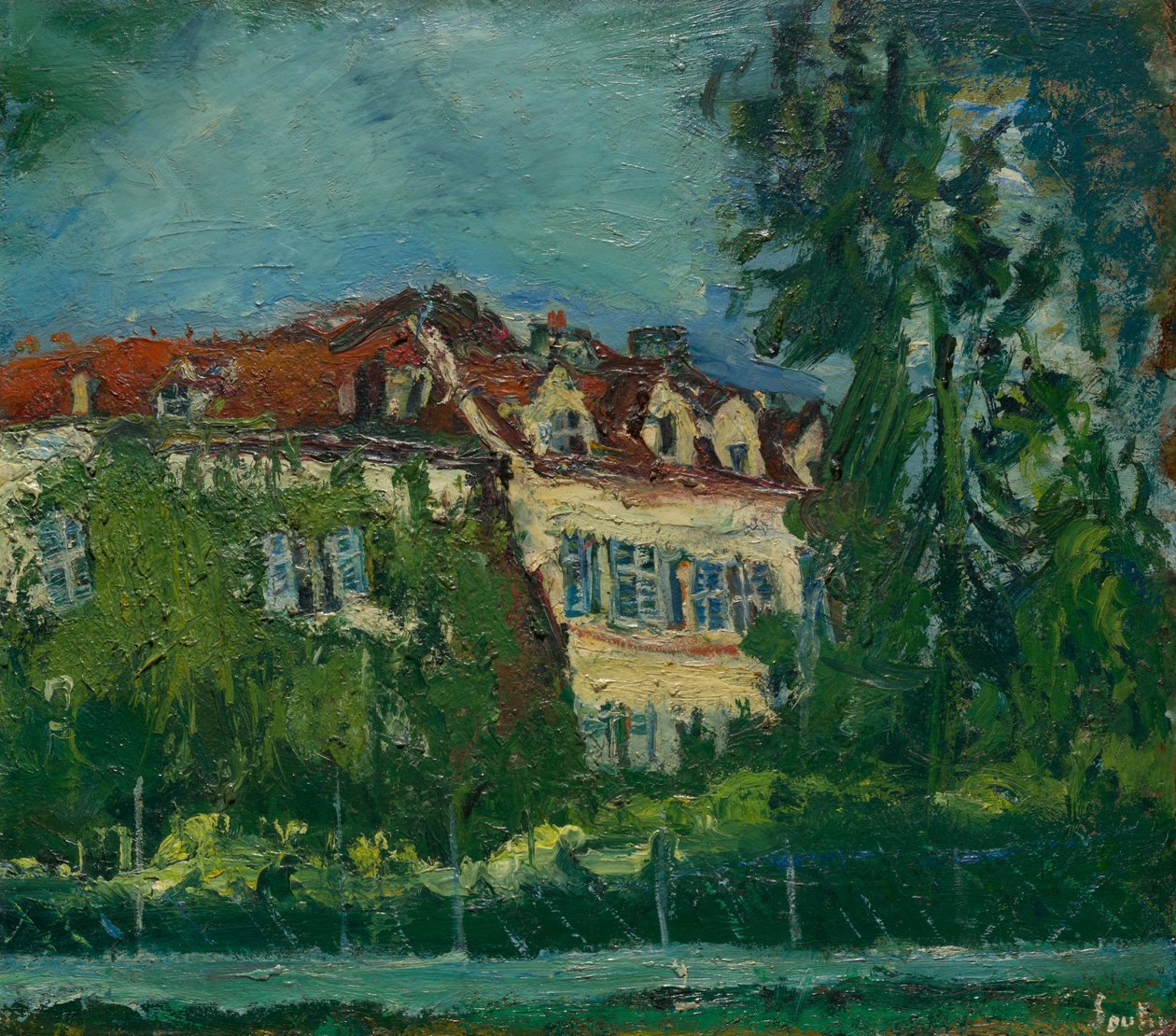 Landschaft mit Haus von Chaim Soutine
