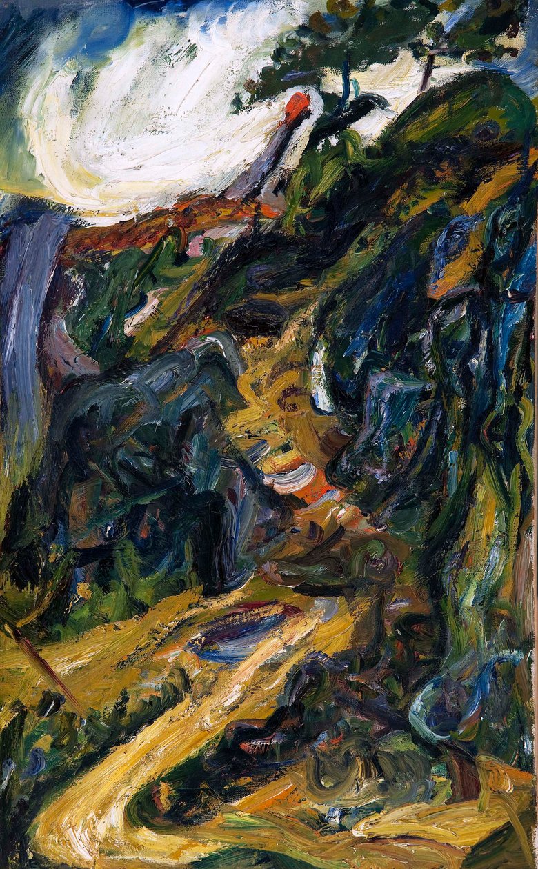Kurvenreiche Straße, in der Nähe von Gréolières von Chaim Soutine