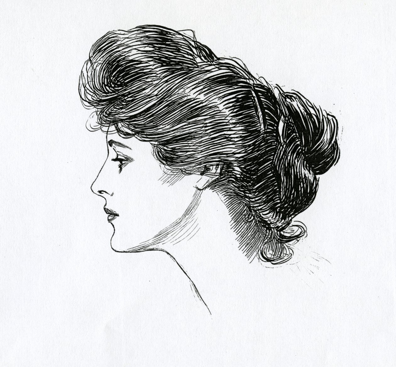 Ein Gibson-Mädchen, um 1902 von Charles Dana Gibson