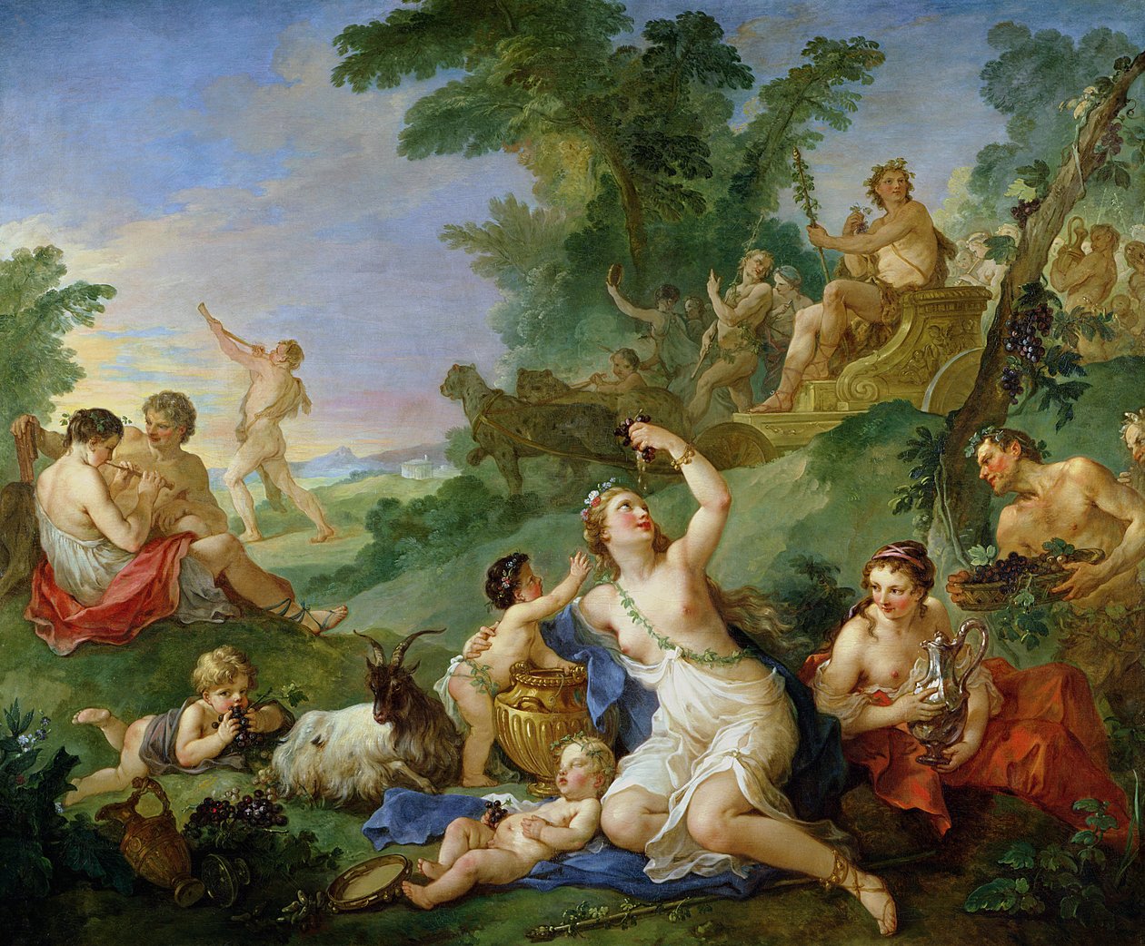 Der Triumph des Bacchus von Charles Joseph Natoire