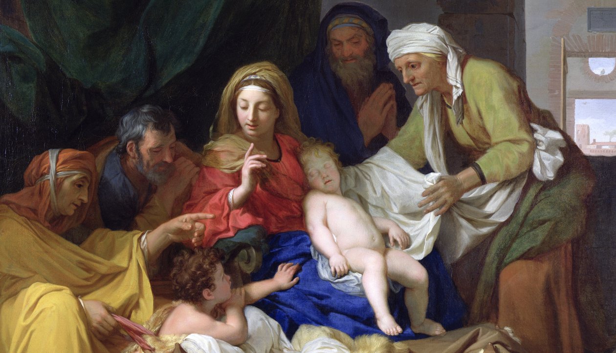 Der schlafende Christus, 1655 (Detail) von Charles Le Brun