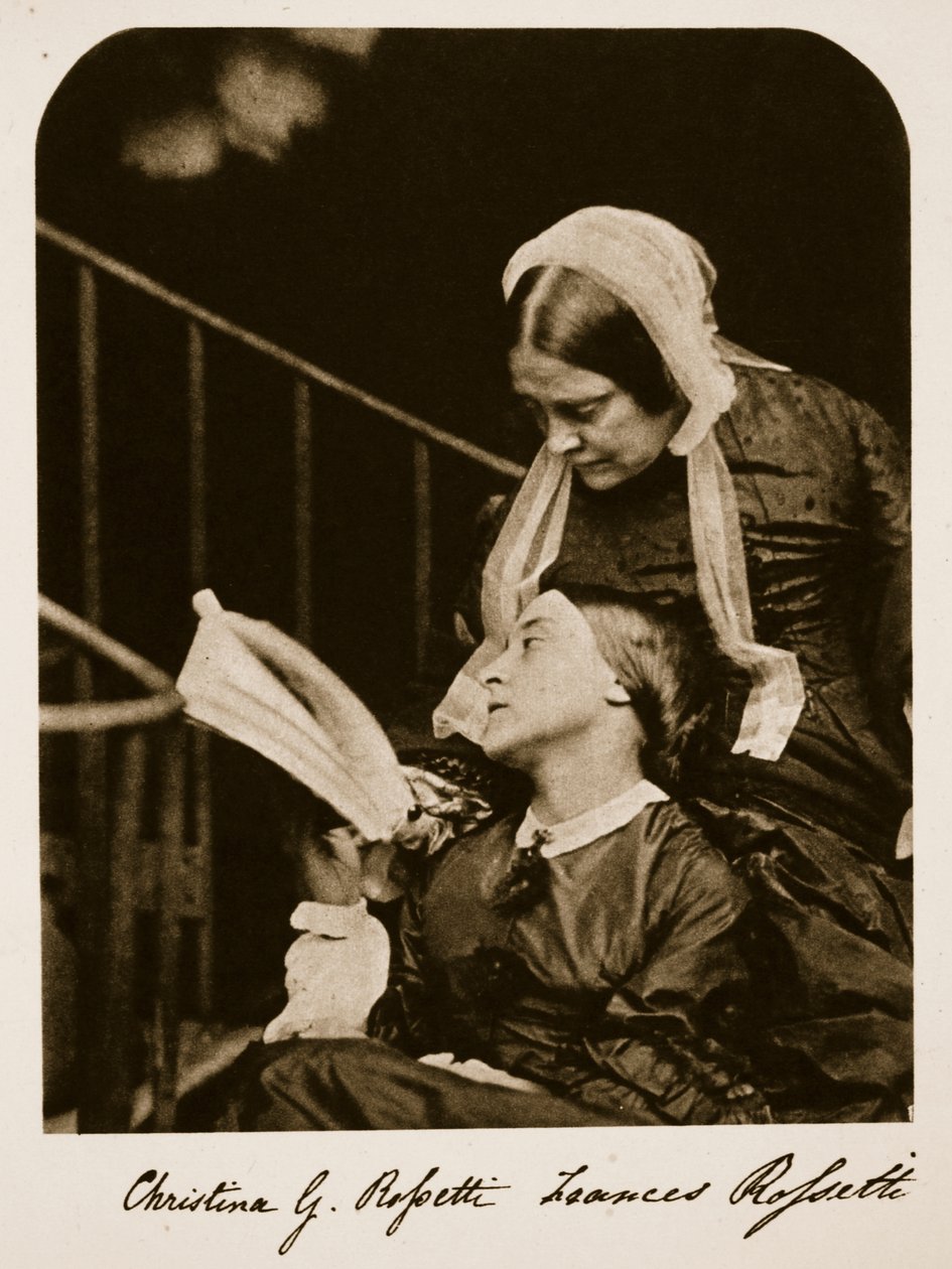 Christina Rossetti und ihre Mutter Frances Rossetti, 7. Oktober 1863 von Charles Lutwidge Dodgson