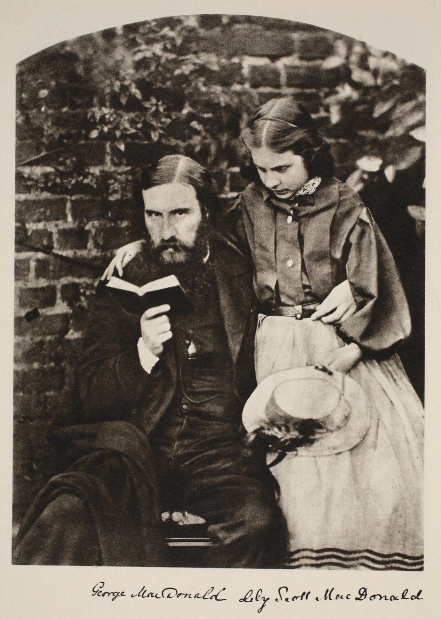 George MacDonald und seine Tochter Lily, 14. Oktober 1863 von Charles Lutwidge Dodgson