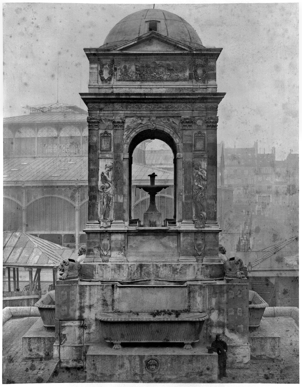 Fontaine des Innocents, 1547 von Charles Marville