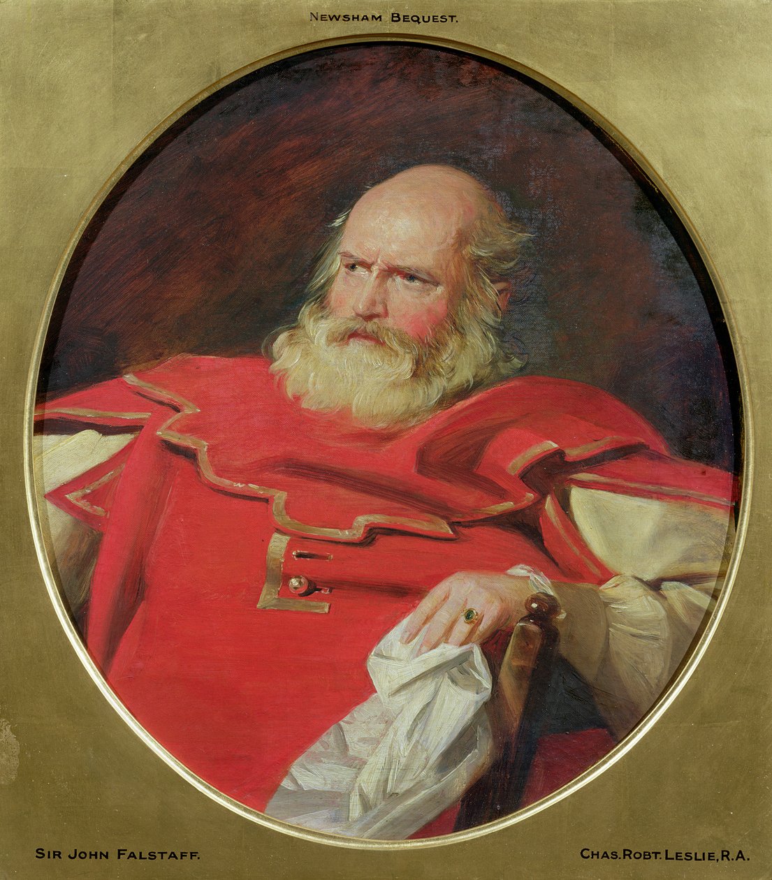 Sir John Falstaff, ca. 1840 von Charles Robert Leslie