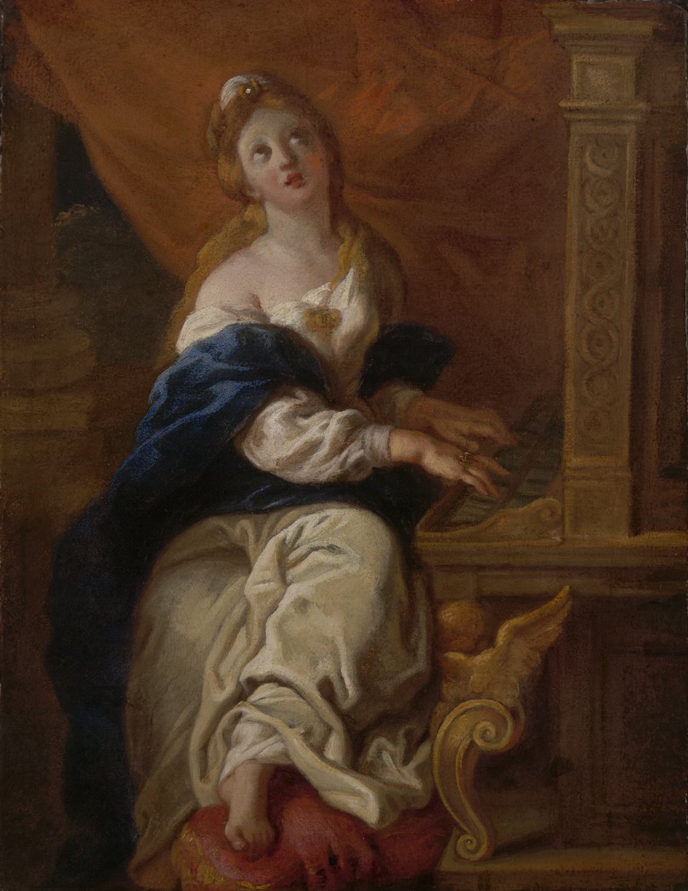 Heilige Cäcilia von Charles de la Fosse