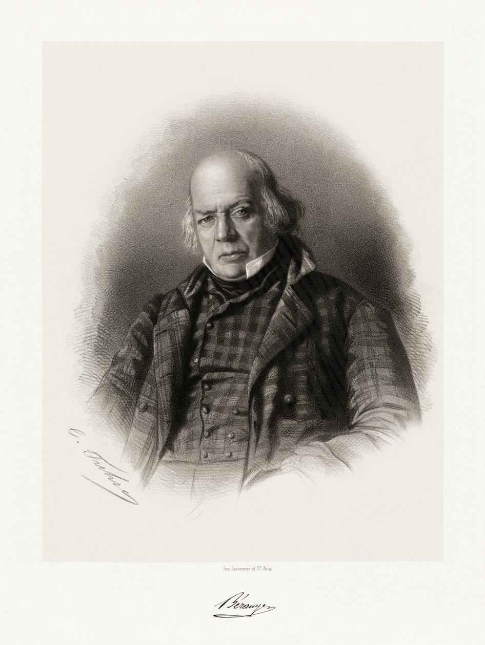 Pierre Jean de Béranger von Charles Jeremie Fuhr