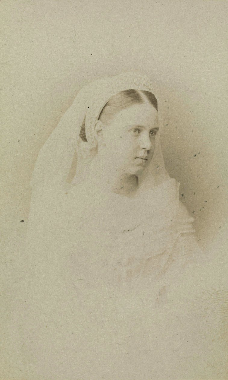 Porträt von Großfürstin Maria Alexandrowna von Russland (1853-1920), Herzogin von Sachsen-Coburg und Gotha von Charles Bergamasco
