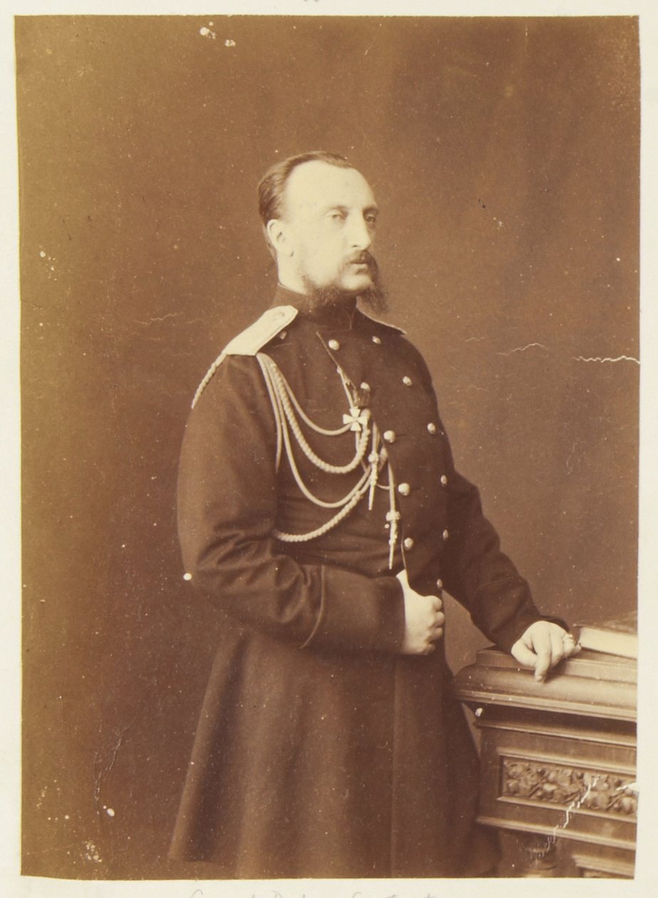 Porträt des Großherzogs Nikolai Nikolajewitsch von Russland von Charles Bergamasco