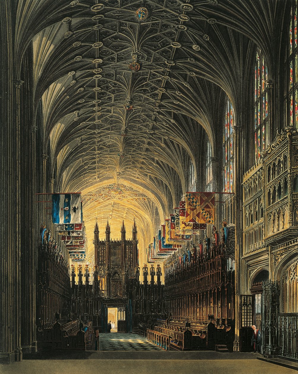 St. Georgs Kapelle im Windsor Castle von Charles (after) Wild
