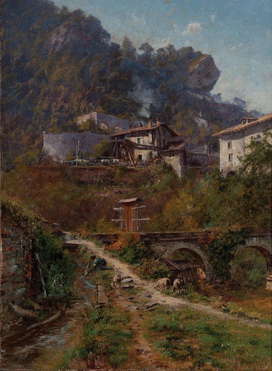 In Sassenage. Die Becken von Sassenage von Charles Alexandre Bertier