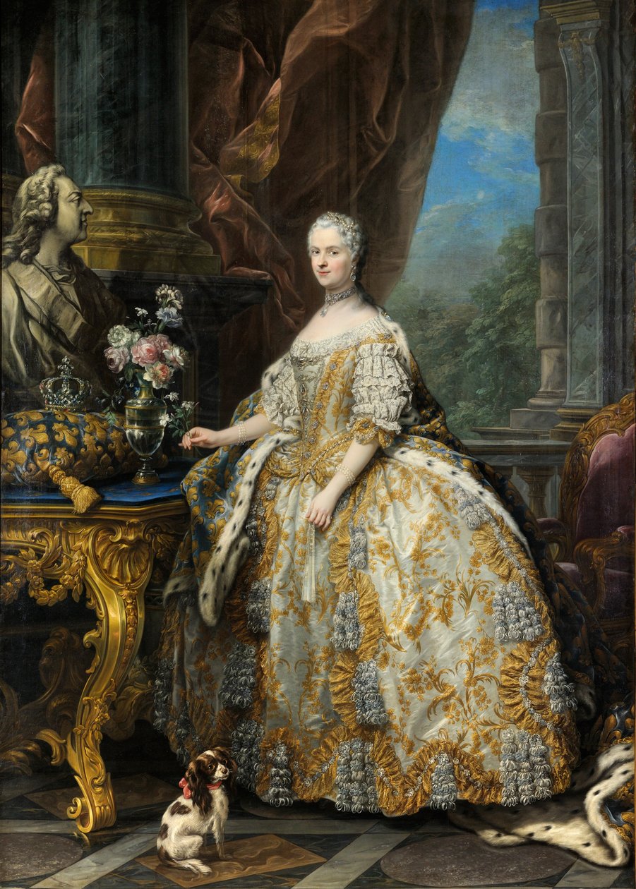 Marie Leszczinska, Königin von Frankreich (1703-1768) von Charles André van Loo