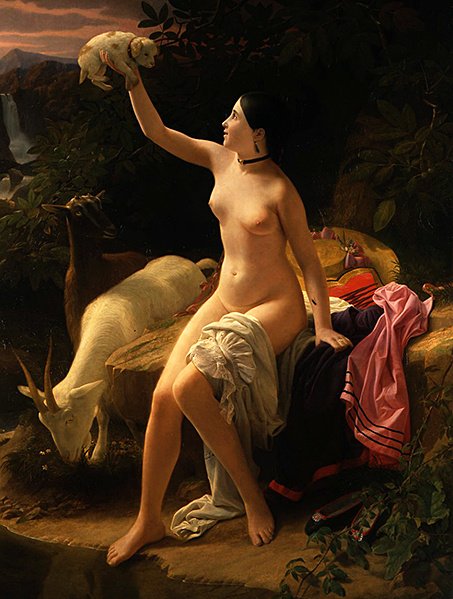 Eine pastorale Idylle von Charles Auguste Steuben