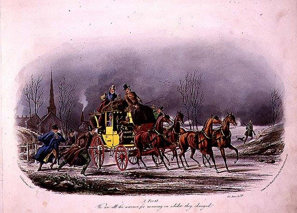 "Ein Frost", gestochen von R.G. Reeve, veröffentlicht von Thomas McLean von Charles B. (after) Newhouse