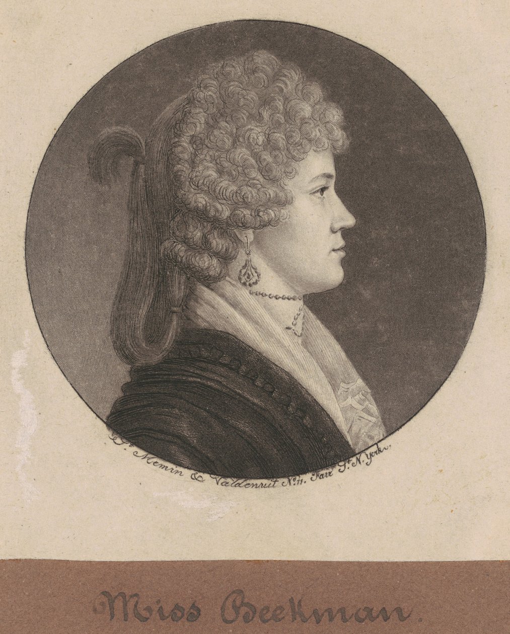 Ann Beekman von Charles B. J. Févret de Saint Mémin