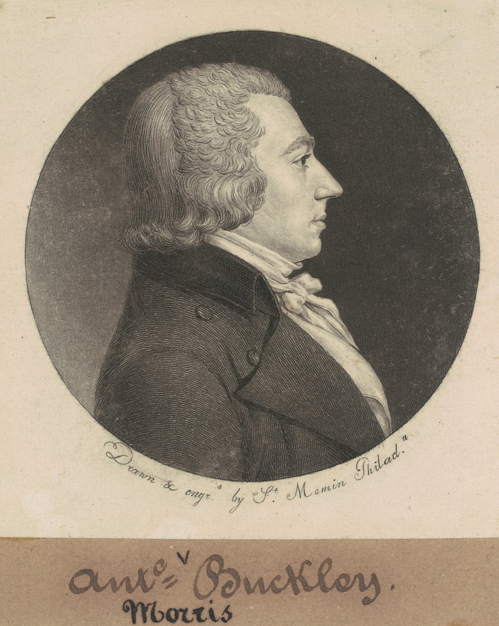 Anthony Morris Buckley von Charles B. J. Févret de Saint Mémin