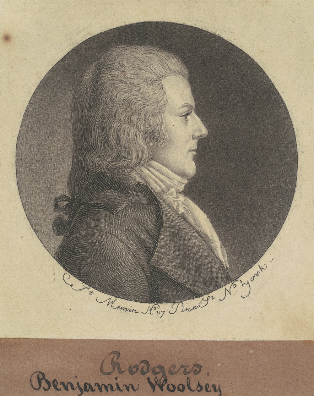 Benjamin Woolsey Rogers von Charles B. J. Févret de Saint Mémin