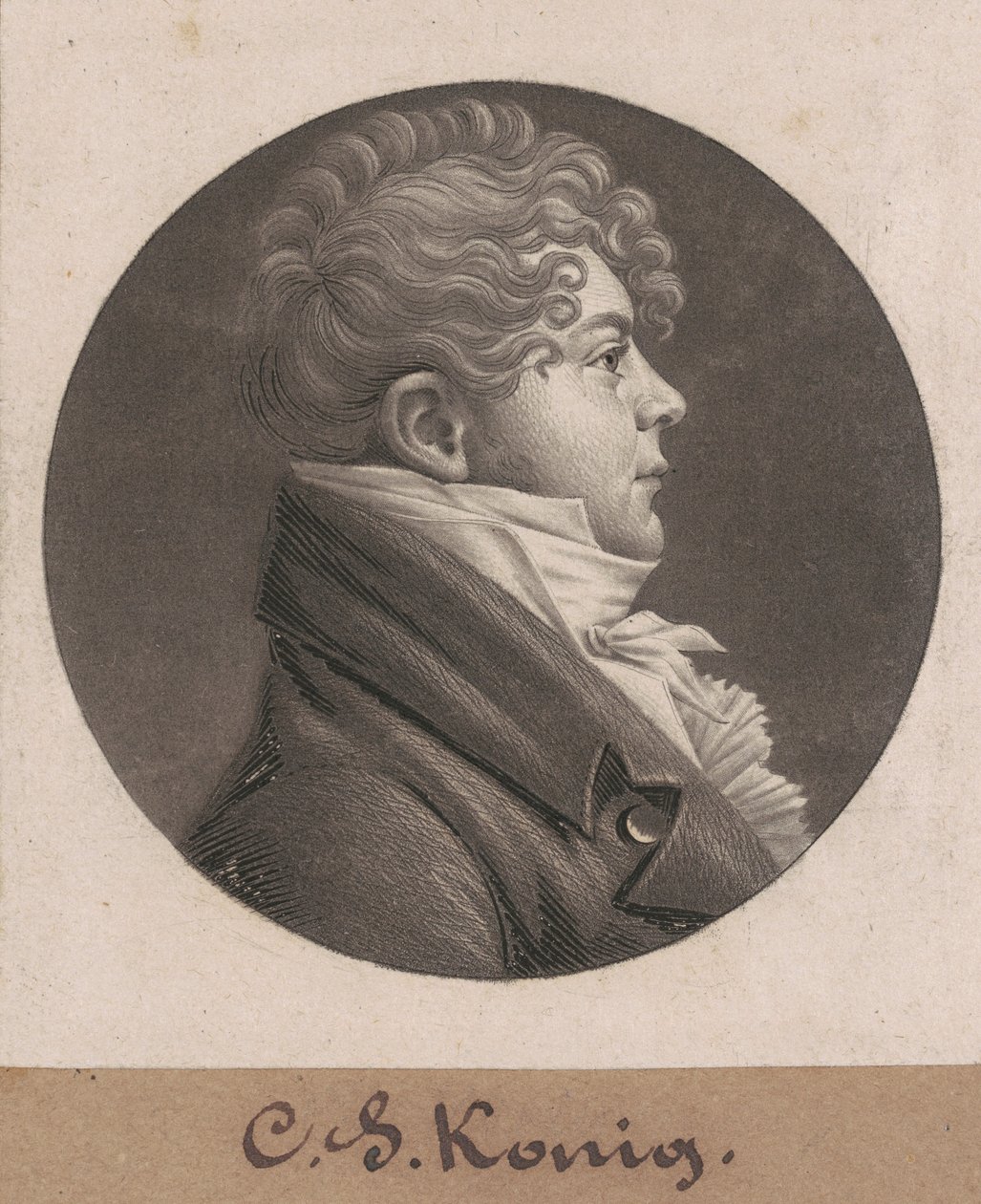 Christian Simon König von Charles B. J. Févret de Saint Mémin