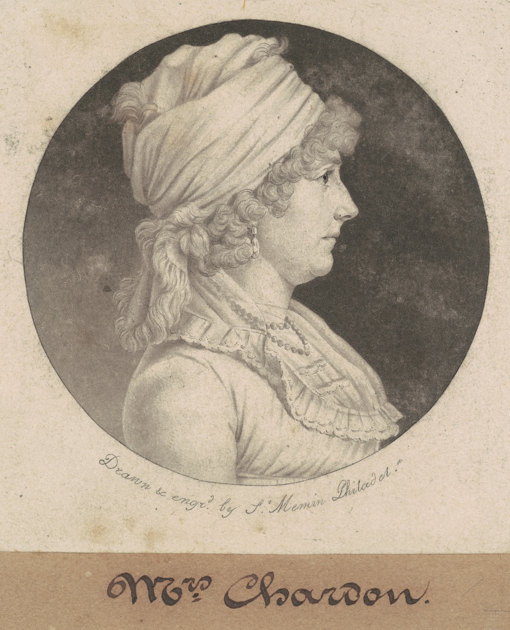 Eleanor Rawle Chardon von Charles B. J. Févret de Saint Mémin