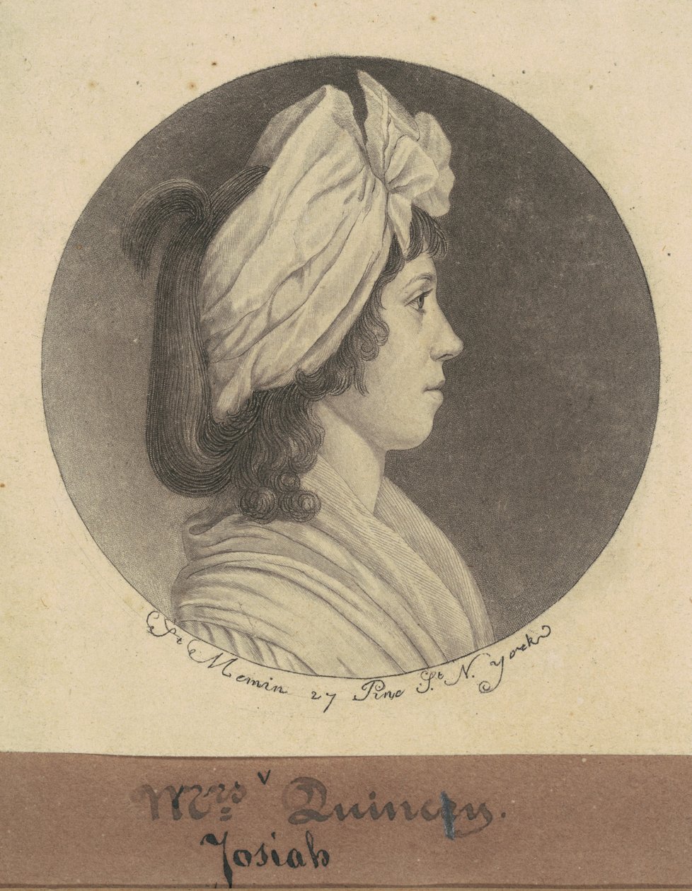 Eliza Susan Morton Quincy von Charles B. J. Févret de Saint Mémin