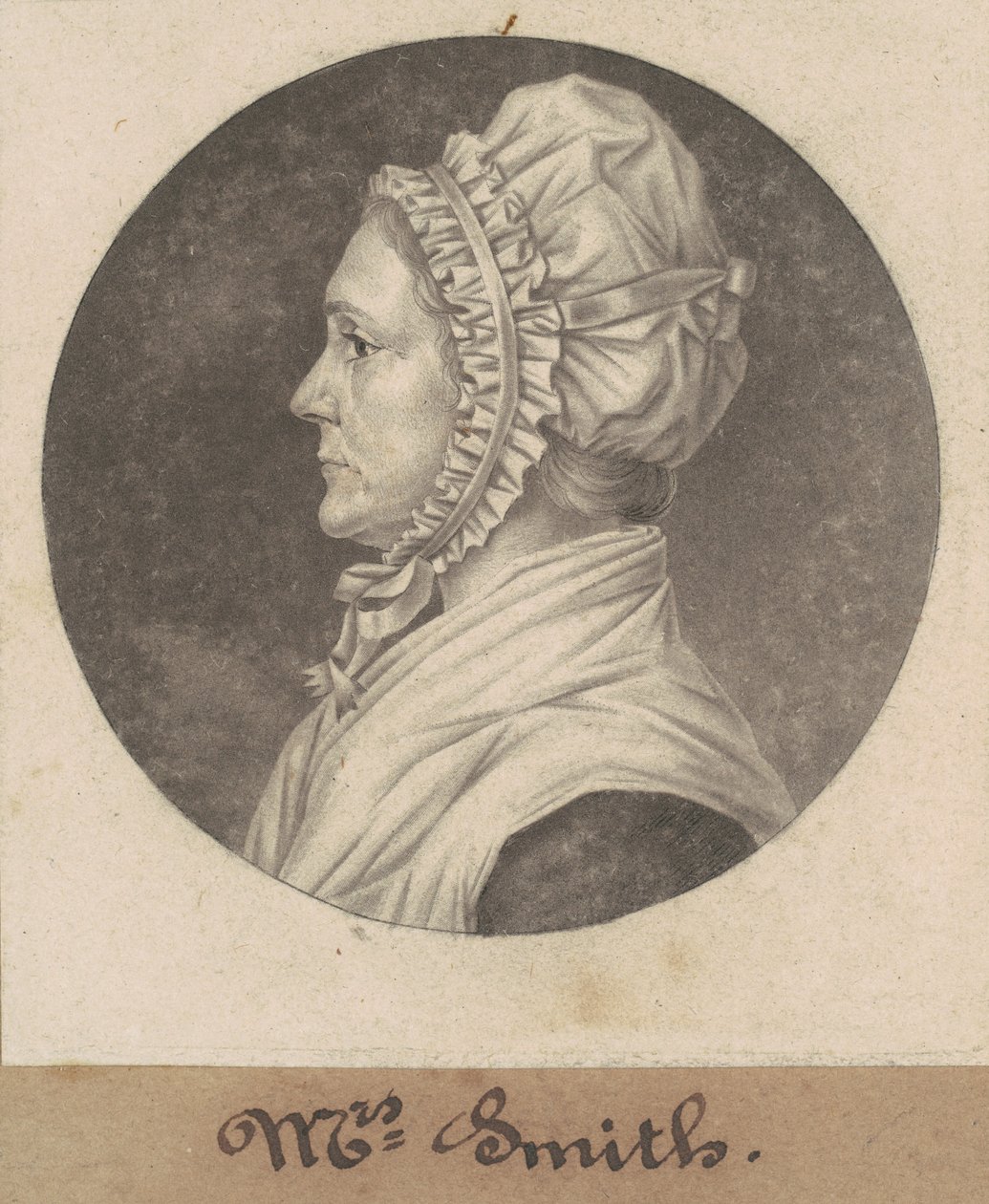 Elizabeth Custis Teackle Smith von Charles B. J. Févret de Saint Mémin