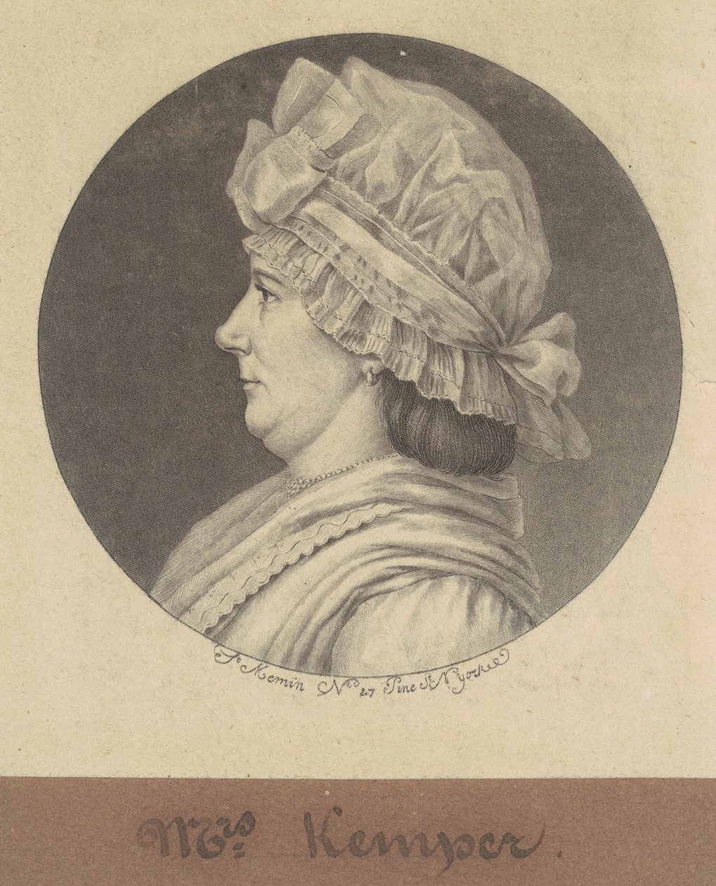 Elizabeth Marius Kemper von Charles B. J. Févret de Saint Mémin