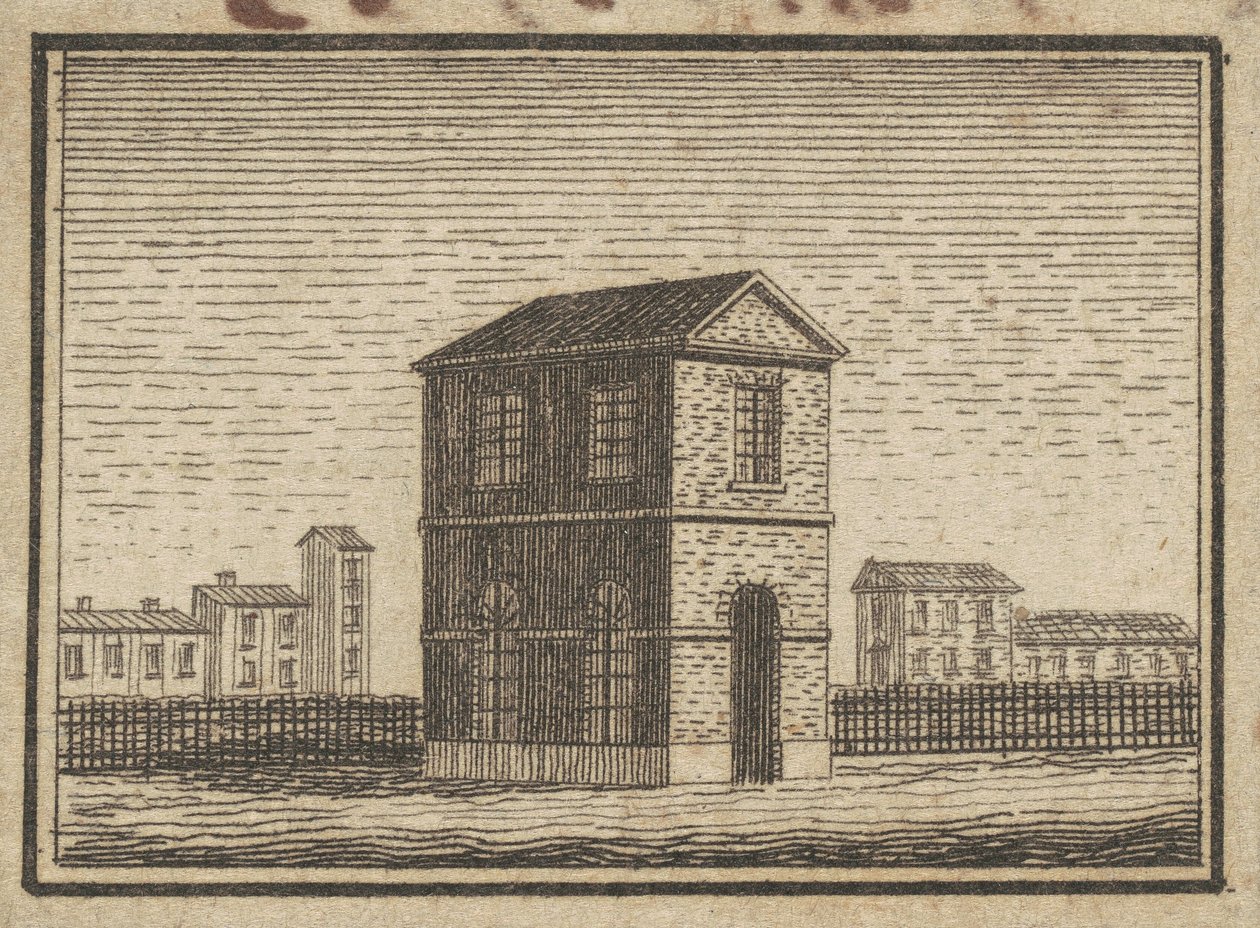 Esperanza, kleines Gebäude von Charles B. J. Févret de Saint Mémin