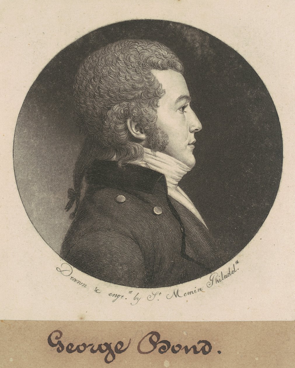 George Bond von Charles B. J. Févret de Saint Mémin