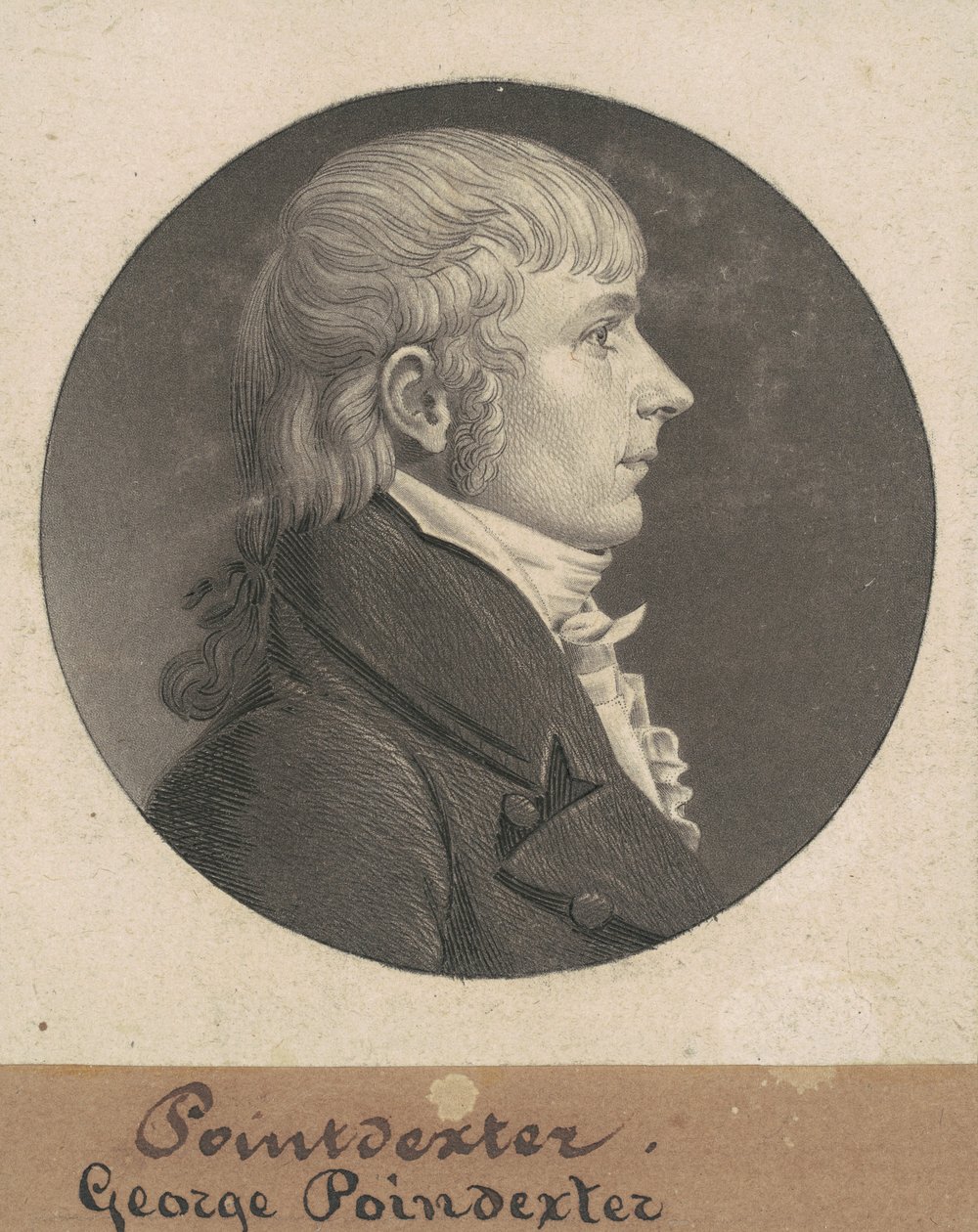 George Poindexter von Charles B. J. Févret de Saint Mémin