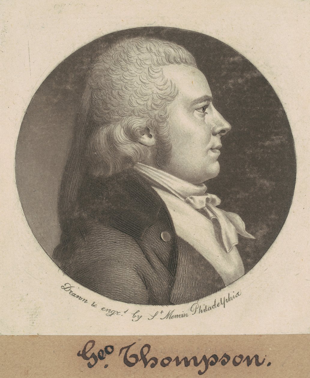 George Thompson von Charles B. J. Févret de Saint Mémin