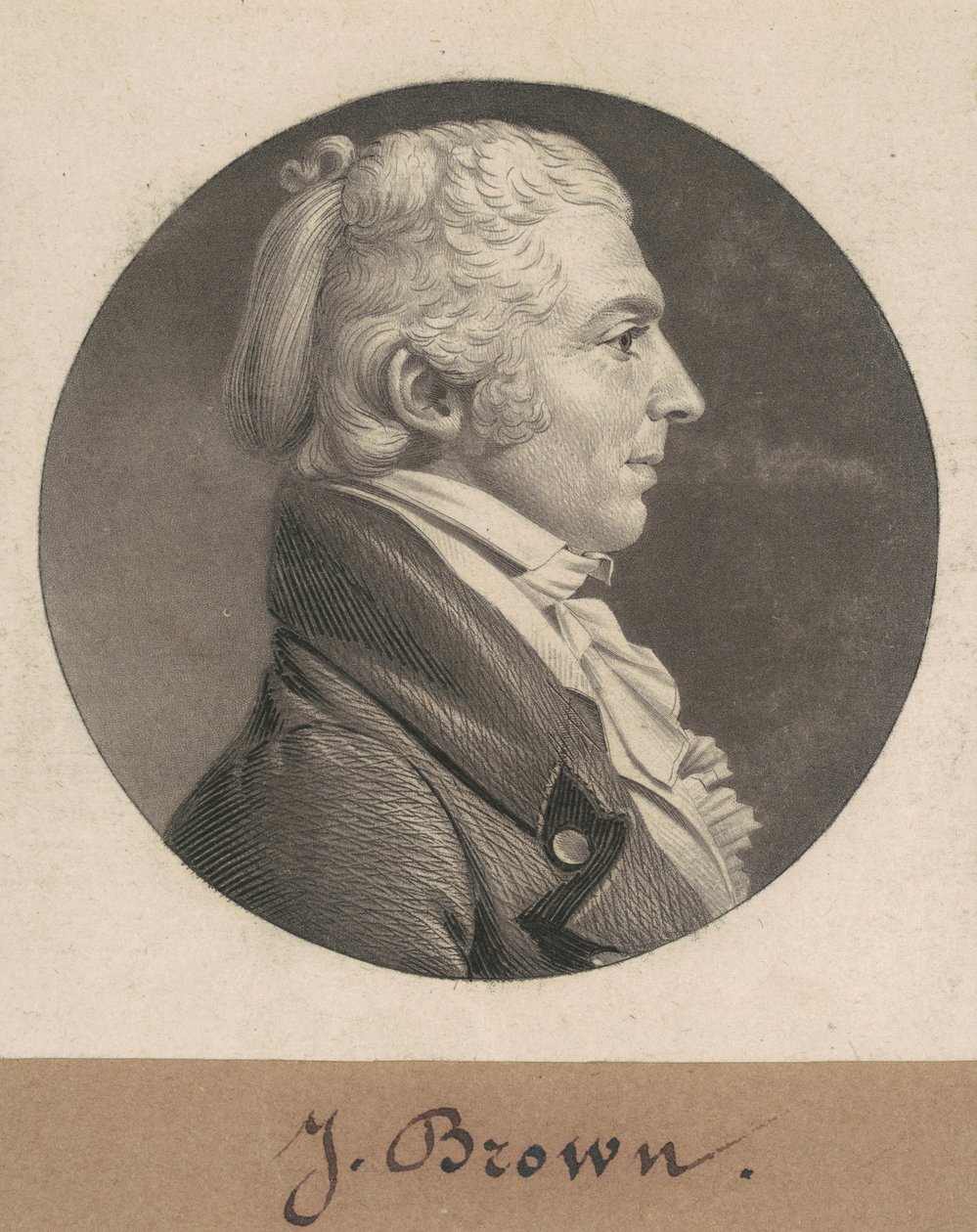 James Brown, Sr. von Charles B. J. Févret de Saint Mémin