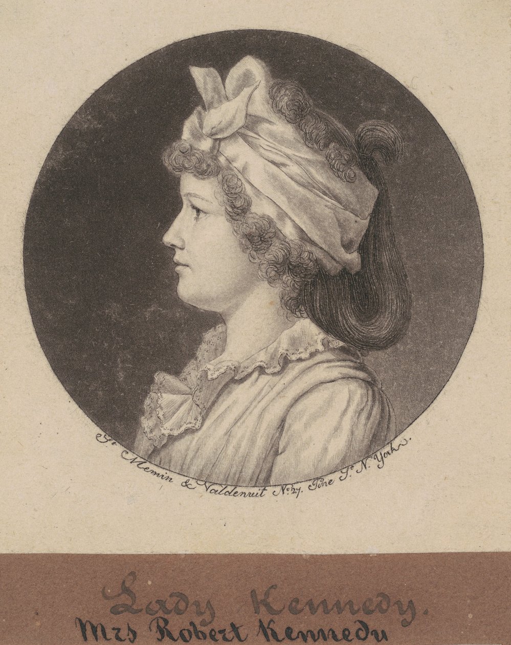 Jane Macomb Kennedy von Charles B. J. Févret de Saint Mémin