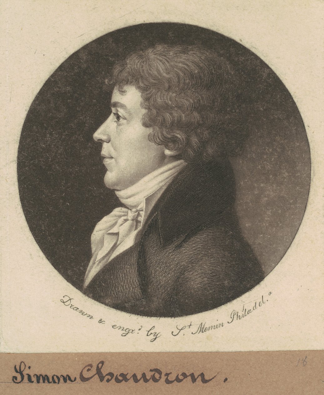 Jean Simon Chaudron von Charles B. J. Févret de Saint Mémin